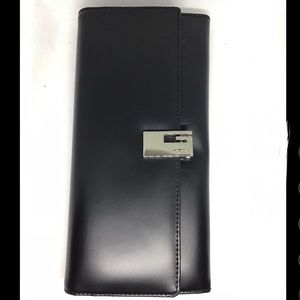 Gucci Chic Black Leather Wallet Vintage